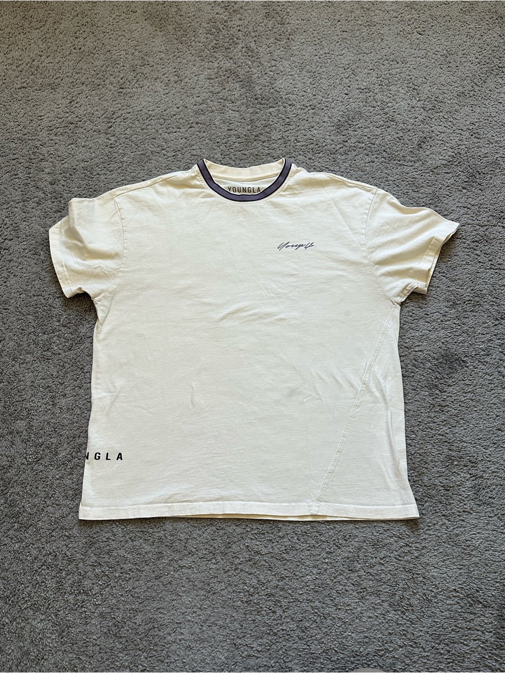 YoungLA Cream Short-Sleeve T-Shirt